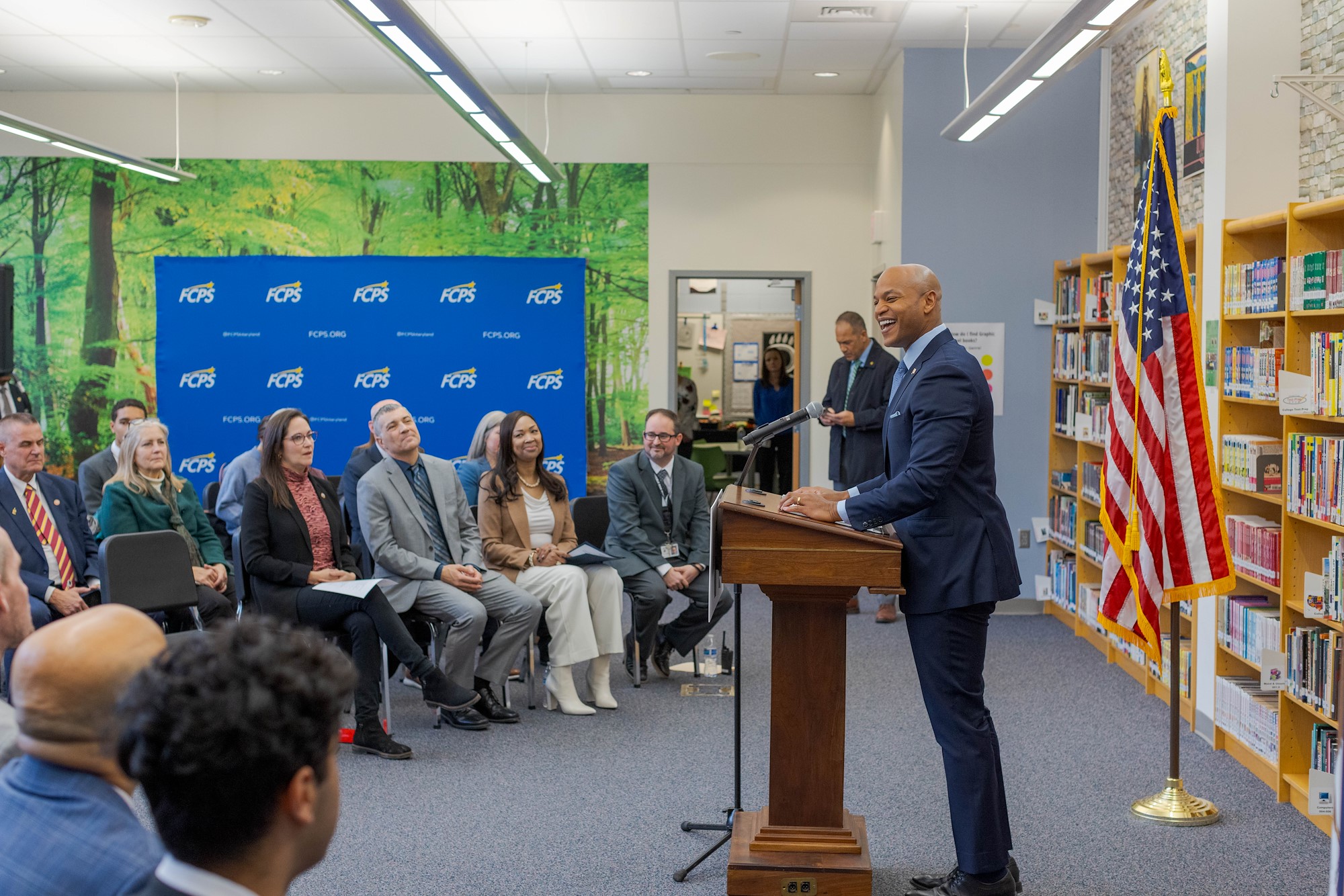 Governor Wes Moore Visits Oakdale High School Frederick County Public
