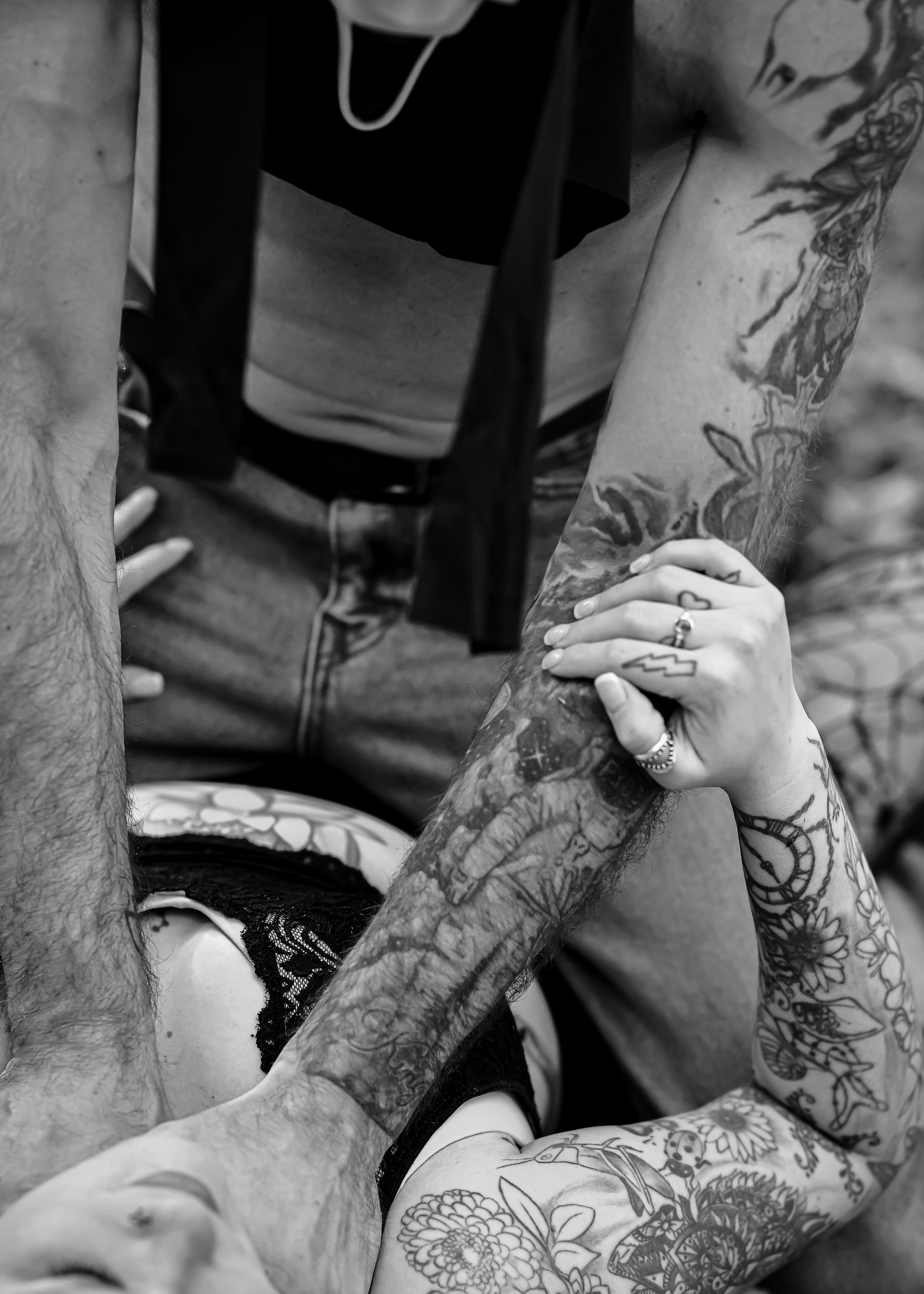 Sexy Spooky Couple Sierra Rain Photography