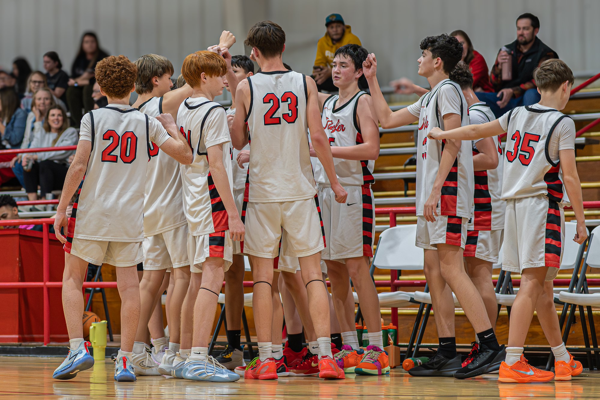 Kiefer 9th grade boys vs Perkins Tryon | Jessica Riner Photography
